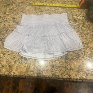 The Bubble Tennis Skirt / Skort - Grey Ruffle with charcoal shorties